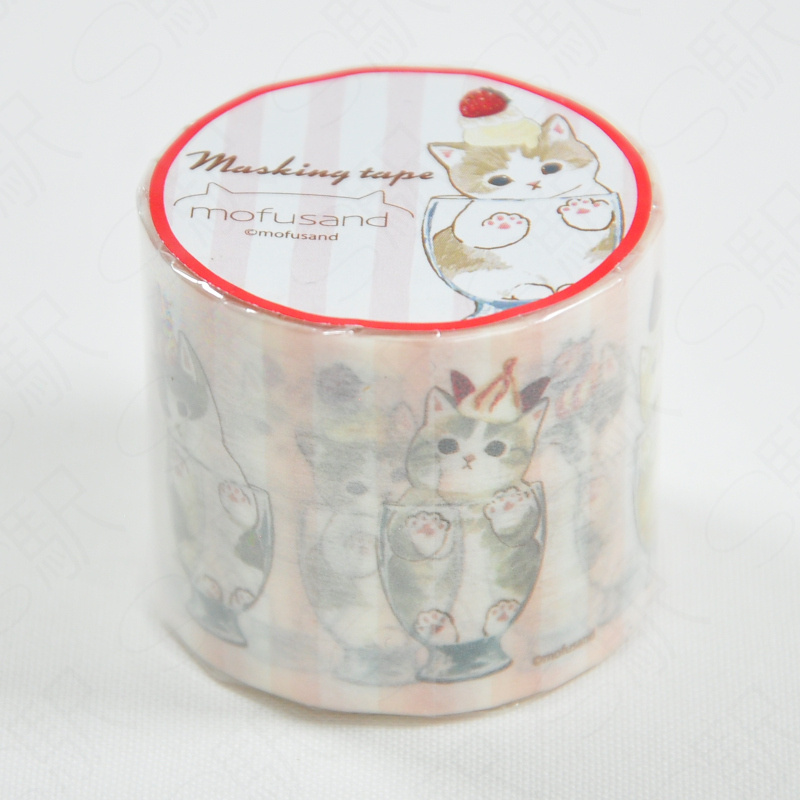 mofusand Masking Tape 30mm - Parfait mofusand Masking Tape 30mm - Parfait